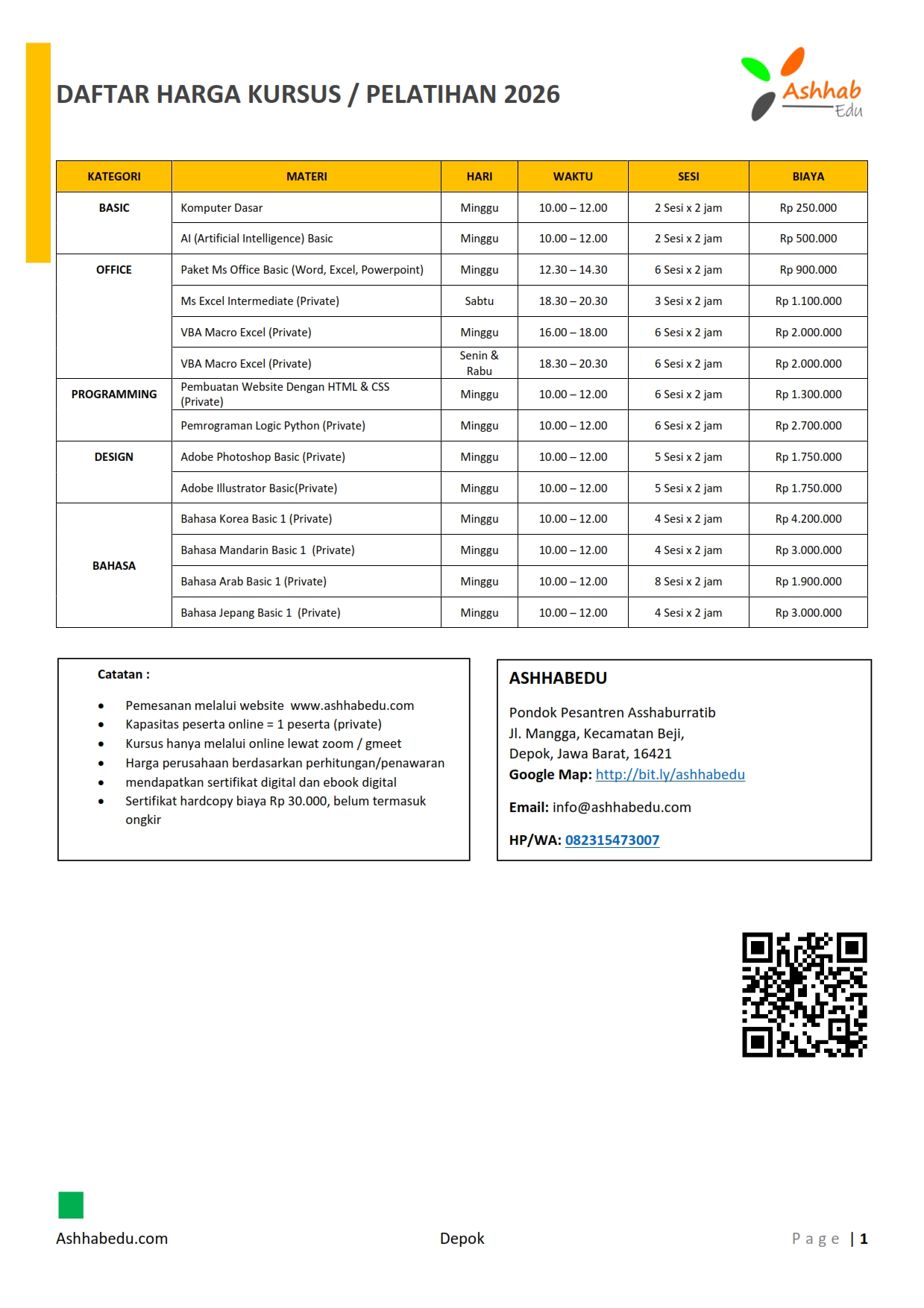 Flyer Pricelist 2026 New_001