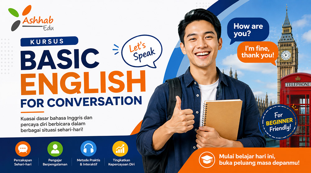 Kursus Bahasa Basic English For Conversation Ashhabedu26