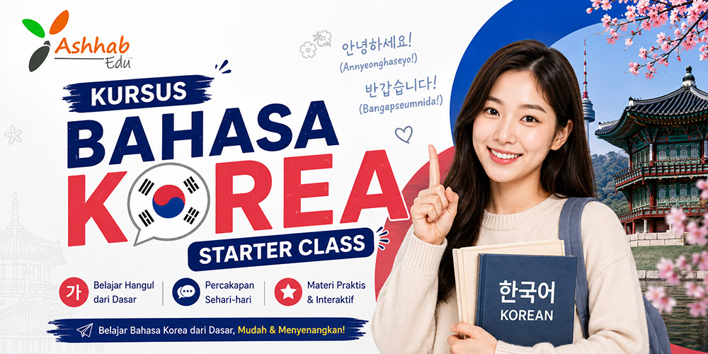 Kursus Bahasa Korea Starter Class New Ashhabedu26