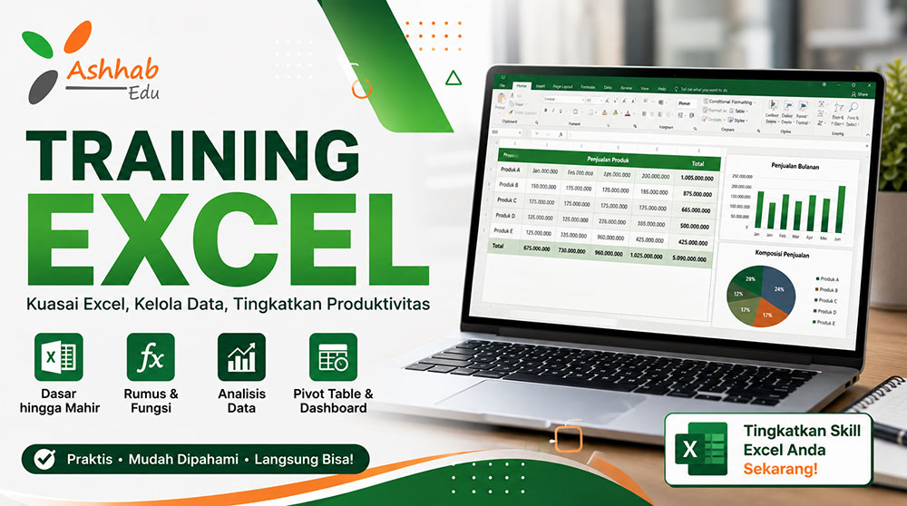 Pelatihan Training Excel Perusahaan - Ashhabedu 0826
