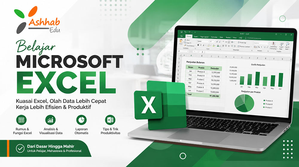 cara belajar microsoft excel - ashhabedu 0826