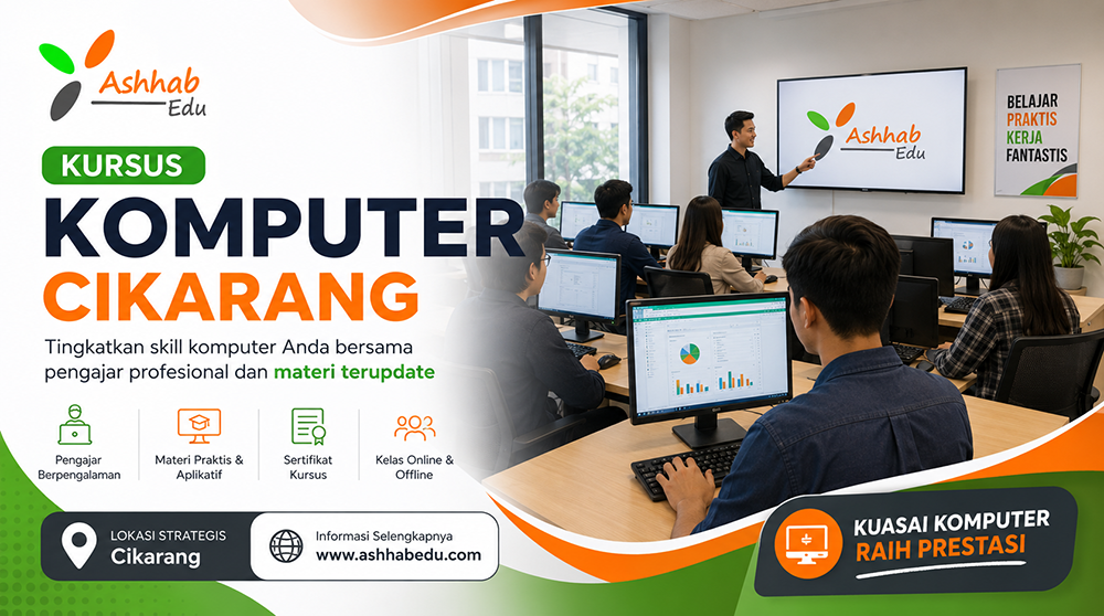 pelatihan kursus komputer cikarang ashhabedu26