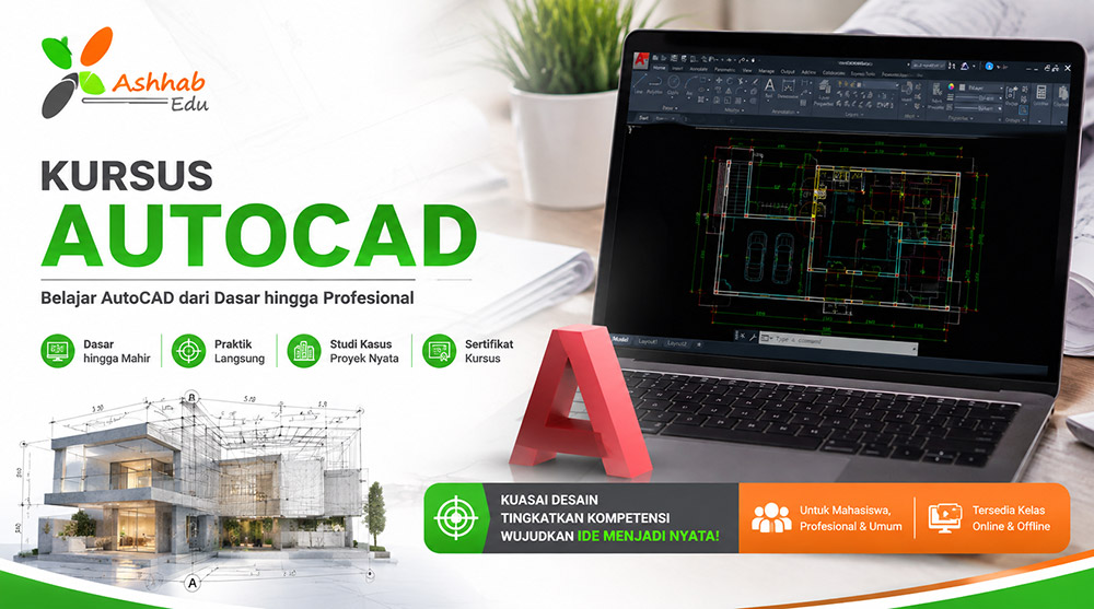 pelatihan training kursus autocad ashhabedu26