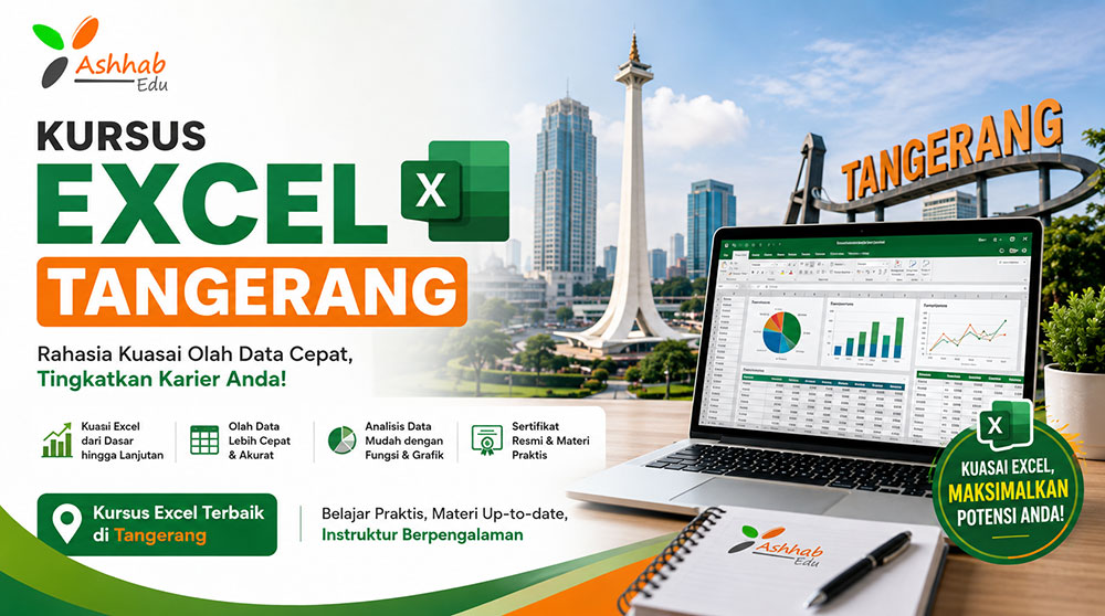 training pelatihan kursus excel tangerang - Ashhabedu26