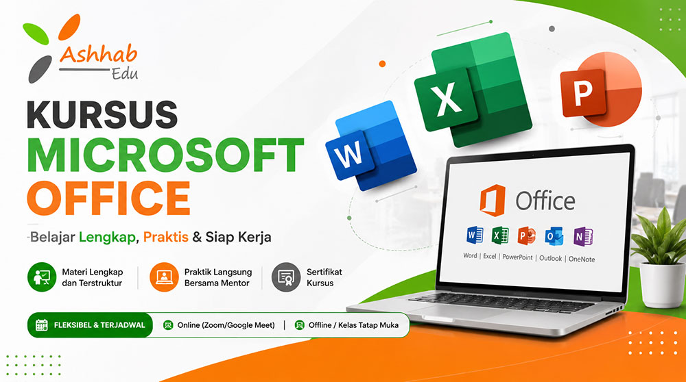 training pelatihan kursus microsoft office - ashhabedu 0826