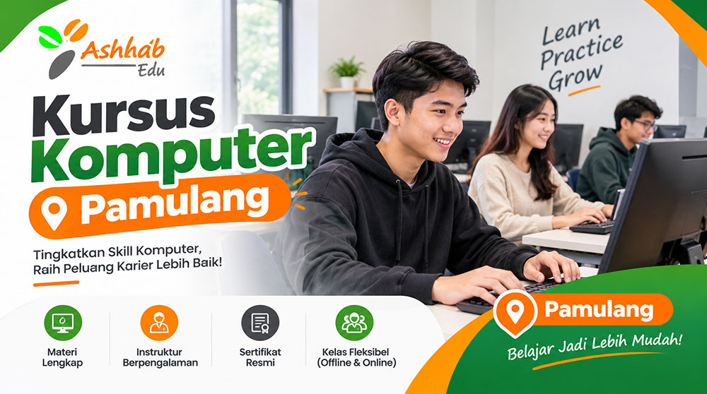 training pelatihan kursus komputer pamulang - ashhabedu 080926
